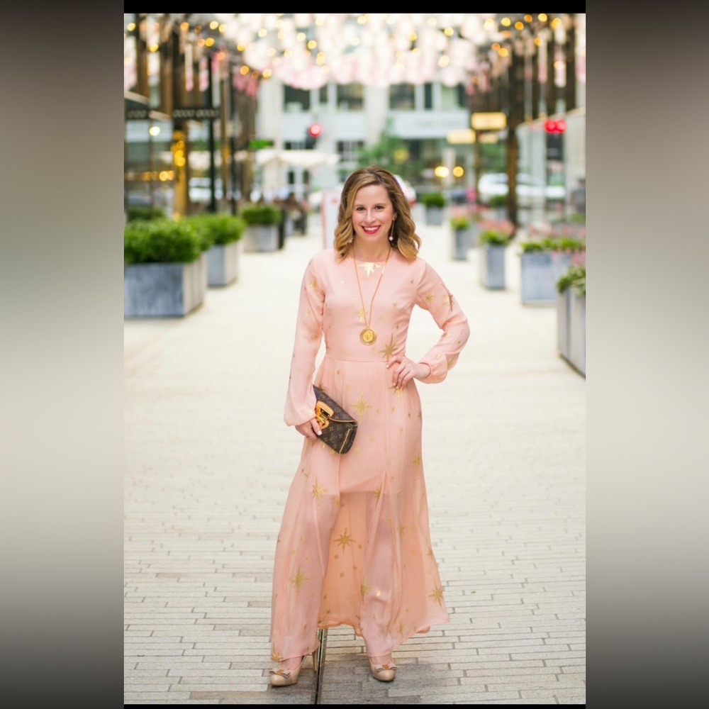 Gilded Star Maxi Dress